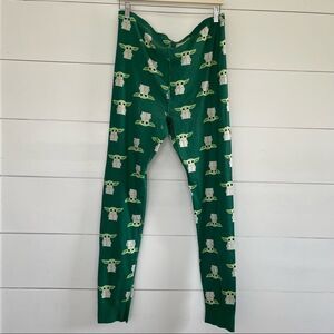 Hanna Andersson Women’s XL Green Star Wars The Child Grogu Pajama Pants